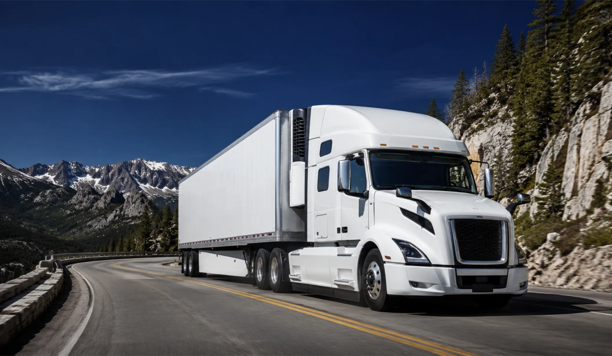 Dedicated truckload trailer prepared for a scheduled freight pickup